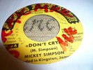 Mickey Simpson Don't Cry  Rare Killer Roots 7