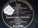 VIOLIN 78 rpm RECORD G&T GC 37930 PABLO DE SARASATE Zigeunerweisen 1st part