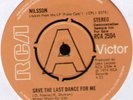 JOHN LENNON / NILSSON   SAVE THE LAST DANCE FOR ME   1974 UK 