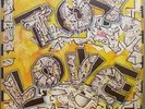 TOY LOVE s/t LP 15 track with inner and fold out insert sleeve is split and torn