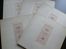 BACH Well-Tempered Clavier - Edwin Fischer - PATHE COLH 46/50 France DOWEL SPINE