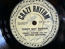 CRAZY CAVAN TEDDY BOY BOOGIE ROCKABILLY 1ST 1973, SIGNED KILLER 45