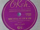 VERY RARE Karl and Harty 78 RPM - Sweet Mama Put Him In Low - Okeh 06066 - NICE