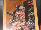 IRON MAIDEN-SOMEWHERE IN TIME-WAND SPIEGEL - MIRROR - VERY RARE-IN TOP CONDITION