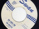 The Beatles SWAN 4152 Blue print (( ? )) She loves you / Philadelphia pressing