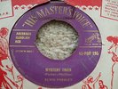 Elvis Presley - HMV GOLD LABEL - Mystery train / Love Me - 45 pop-295  RARE U.K