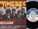 TIMEBOX beggin' / a woman that's RARE FRENCH PS FREAKBEAT MOD DERAM 17.024 7