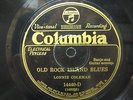 Lonnie Coleman - Rock Island Blues US 78 RPM Columbia 14440-D