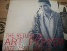 JAZZ Return of ART PEPPER West lp in great shape VERY SCARCE