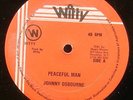 JOHNNY OSBOURNE Peaceful Man RARE ORIGINAL NEAR MINT WITTY 12