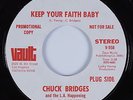 Funk 45 CHUCK BRIDGES Keep Your Faith Baby VAULT HEAR NM