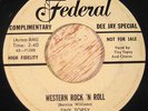 Tiny Topsy 45 FEDERAL PROMO Western Rock N Roll R&B ROCKER LISTEN 2 SIDER