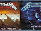 2 x Metallica - Master Of Puppets 2 LP / Ride The Lightning 2 LP