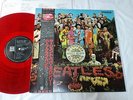 BEATLES SGT.PEPPERS JAPAN 1982 ORIGINAL LIMITED MONO RED VINYL w/NARROW OBI