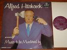 ALFRED HITCHCOCK PRESENTS MUSIC TO BE MURDERED BY   UK MONO PLUM LONDON LP 1958