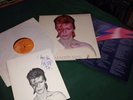 David Bowie - Aladdin Sane Lp RCA 1001 Gloss Orange Label Fanclub Membership EX