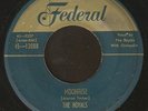 The ROYALS   Moonrise / Fifth Street Blues   RARE orig 1952 gold-top Federal 45
