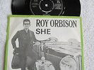 7 ' ROY ORBISON '' SHE/HERE COMES THE RAIN BABY '' SCANDINAVIË