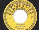 JOHNNY CASH -CRY, CRY, CRY /HEY PORTER -SUN 45