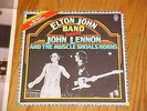 ELTON JOHN BAND FEATURING JOHN LENNON LP WITH LENNON 1940-1980 POSTER
