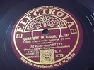 STRUB QUARTET Schubert G major op.161 Hoelscher cello ELECTROLA 5x 78 rpm NM+ 