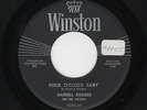 '58 Txs Rocker/Teen DARRELL RHODES Four O'Clock Baby/Prayer Of a Boy M- HEAR