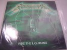 Metallica  ''Ride the Lightning'' 1984  12'' Clear  Vinyl Lp