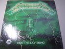 Metallica  ''Ride the Lightning'' 1984  12'' Blue Color Vinyl Lp
