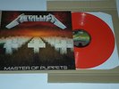 METALLICA Master Of Puppets LP Reissue RED VINYL Thrash MEGADETH SLAYER New