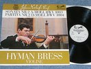 HYMAN BRESS partita & sonata BACH 1960s ED1 white EURODISC MINT