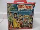 Walt Disney Song Parade 45 Micky Peter Snow Alice Dwarfs Chest Vtg Set 8 Records