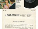 A JUKE BOX DATE EP deutsche RCA  EPA-9787  Jim Reeves, Floyd Robinson, Sam Cooke