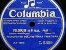 IGNAZ FRIEDMAN    Schubert Chopin Suk    3 records 12