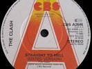THE CLASH / DEMO UK 45rpm / STRAIGHT TO HELL / SHOULD I STAY OR SHOULD I GO