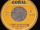 EP -  BUDDY HOLLY- IT DOESN'T MATTER ANYMORE - Coral 94 154 - 1959