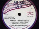 Freddie McGregor & Sound Dimension - Africa Here I Come JA orig 10