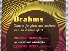 RUDOLF SERKIN & SZELL  Brahms No.1  ORIG Philips A 01124 L  HOL-1950s LP NM-