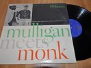 GERRY MULLIGAN Meets Monk LP JAZZ Riverside RLP 12-247 NM-