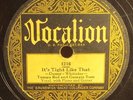 Vocalion 1216 Tampa Red & Georgia Tom - It's Tight Like That / Grievin' Me Blues