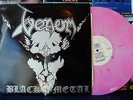 Venom Black Metal LP Original Rare Pink marble press, embossed cover NEAT 1005