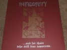Integrity - And For Those Who Still Fear Tomorrow LP 1996 Toybox /1000 ringworm