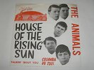 ANIMALS - HOUSE OF THE RISING SUN - 45 SINGLE RARE NORWAY PS PSYCH LISTEN