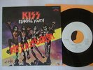 PROMO WHITE LABEL / KISS FLAMING YOUTH / 7INCH 45RPM