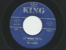 RARE Northern Soul The Vonns 'So Many Days' King Label 45 G-