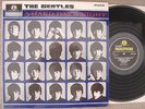 THE BEATLES LP A HARD DAYS NIGHT VG/EX MONO FIRST PRESS WITH EMITEX INNER