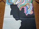 BOB DYLAN Milton Glaser Original Psychedelic Poster + Greatest Hits Vinyl LP