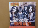 KISS     FRIED ALIVE    YELLOW - BROWNE  VINYL  LP