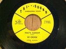 ED CROOK Detroit northern soul 45 That's Alright/You'll See   Tri-Sound NM