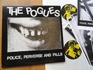 THE POGUES - Police, P*rverse and Pills DOUBLE LP plus many inserts LORELEY 1988
