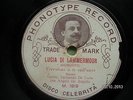 RARE 12” PHONOTYPE RECORD – FERNANDO DE LUCIA and ANGELA DE ANGELIS
